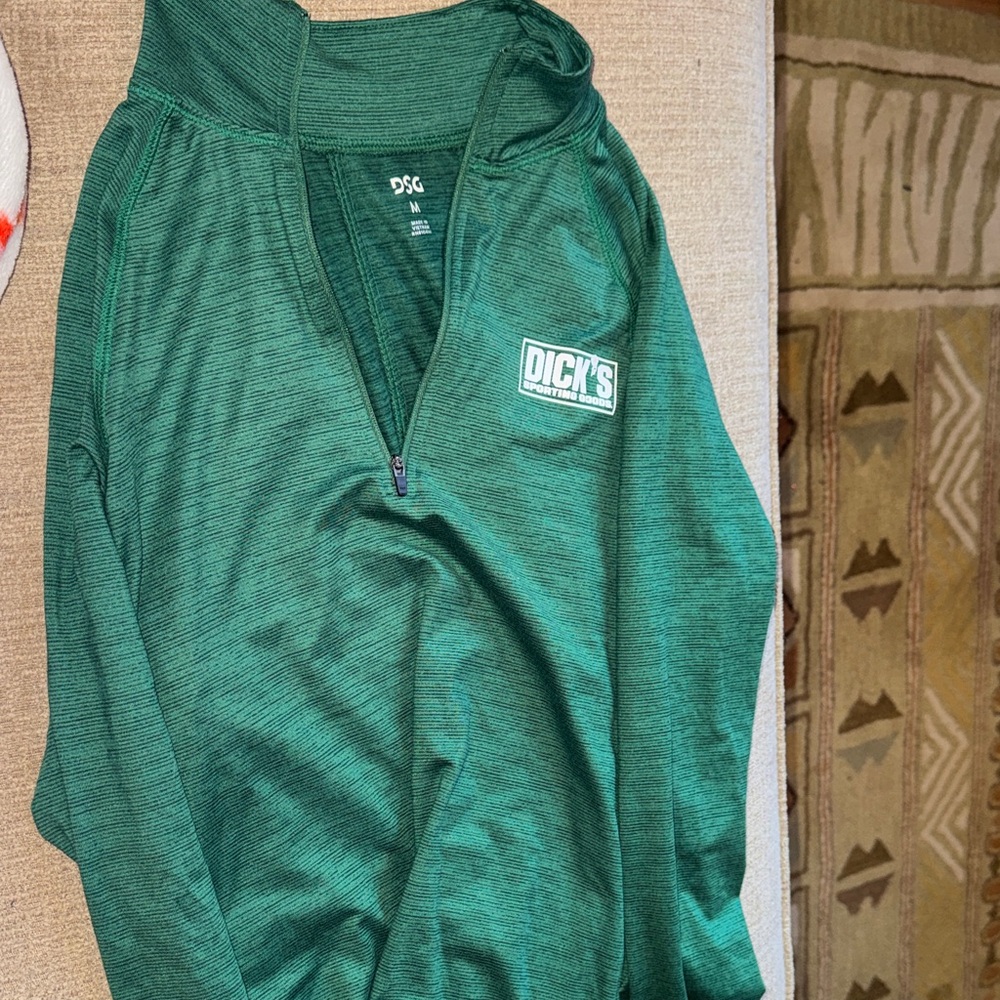 DSG Forest Green Quarter-Zip Top